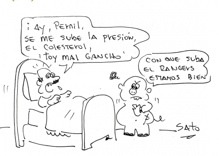 A “Ganchito” solo le interesa que suba Rangers