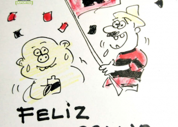 Ganchito y Pernil le desean un feliz aniversario a su querido Rangers