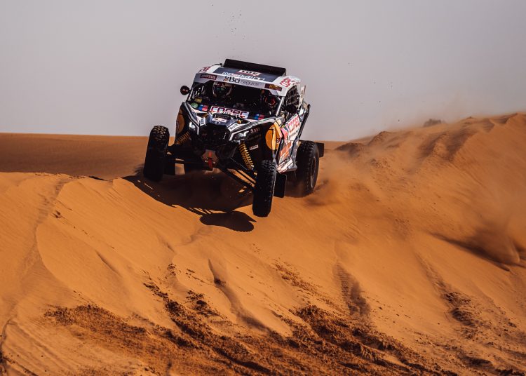 “Chaleco” sufrió falla mecánica y cedió terreno en el Dakar 2021