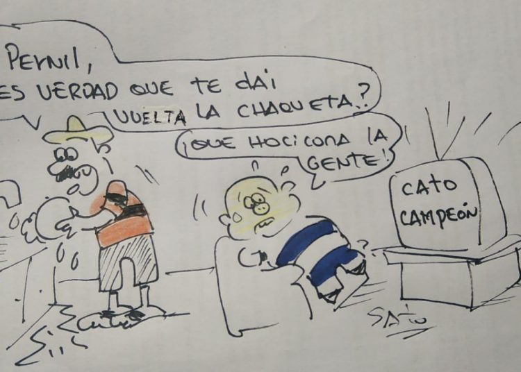 ¿Pernil se dio vuelta la chaqueta?