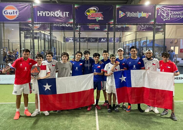 Selección chilena de pádel consiguió su mejor posición en Mundial para menores