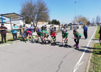 Club de patín carrera de Curicó celebró reencuentro deportivo con actividad masiva