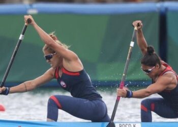 Karen Roco fue parte de la final del Mundial de Canotaje en C2
