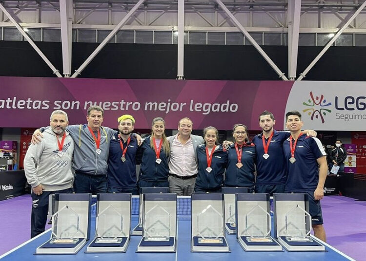 Equipo chileno fue segundo en  Panamericano de tenis de mesa