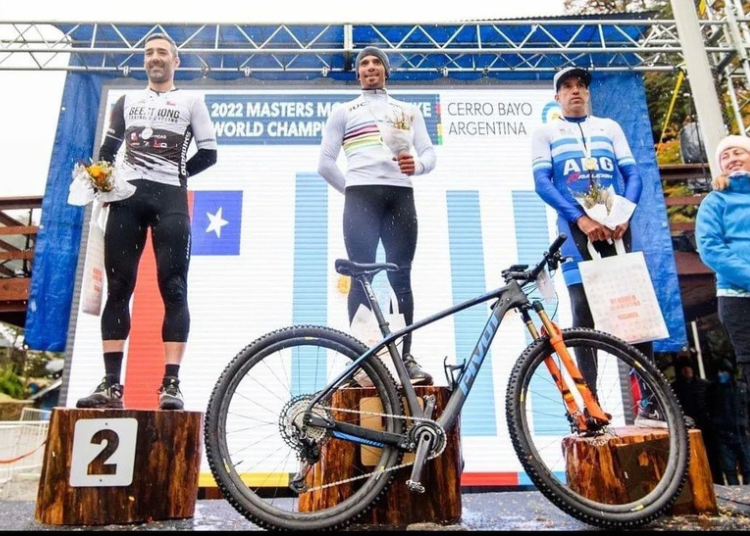 Maulino fue segundo del Mundial Máster de mountain- bike
