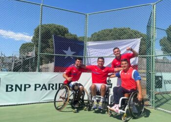 Chile aseguró permanencia en grupo mundial en el tenis en silla de ruedas con maulino incluido