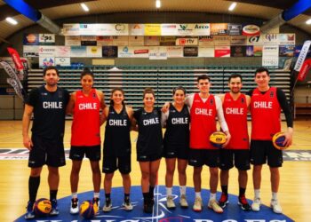 Roja 3×3 cayó en su debut del Mundial con maulino en cancha