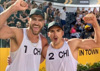 Primos Grimalt están dentro de los 16 mejores del Mundial de beach voley