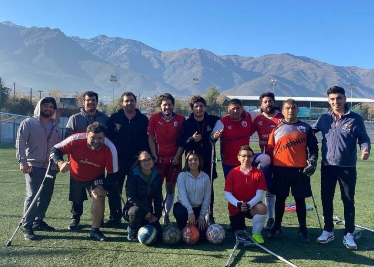 Figura talquina inició preparación para Copa América de fútbol amputados