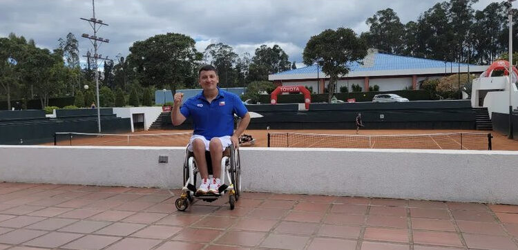 Maulino irá por la corona en torneo  de tenis en silla de ruedas en Ecuador