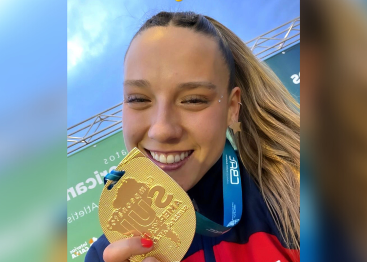 Atleta linarense obtuvo medalla dorada en Sudamericano U-23