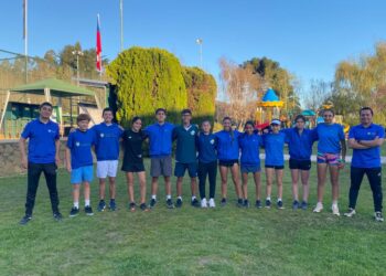 Academia talquina de tenis sacó cuentas alegres de gira en torneos internacionales