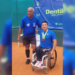 Maulino volvió a cumplir gran faena en el tenis en silla de ruedas