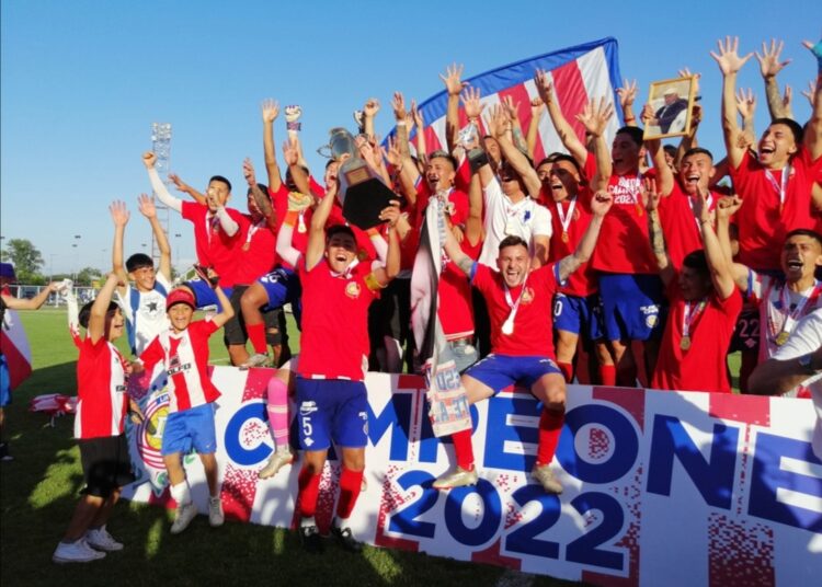 El “Depo” celebró título de Tercera con sus hinchas