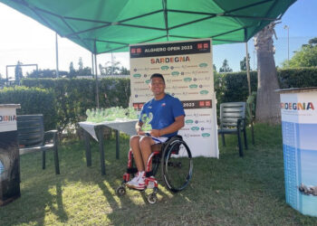 Tenista en silla de ruedas sanclementino se luce en Europa