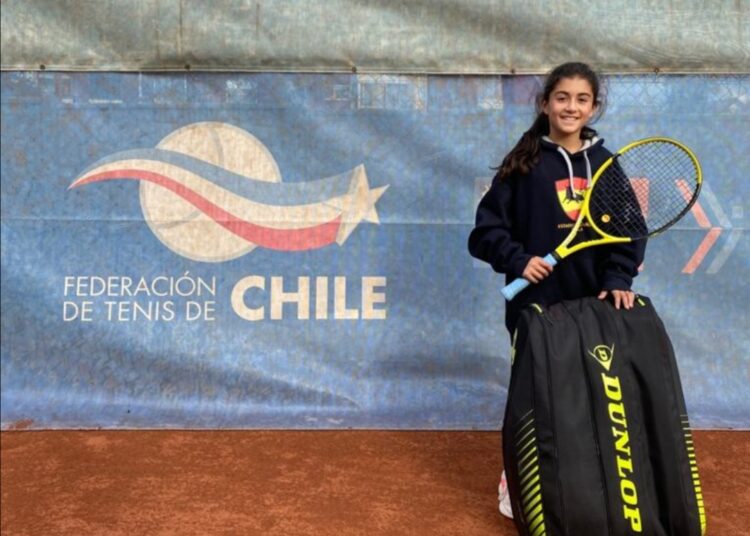 Javiera Vilas sacó pasajes a Sudamericano en categoría sub-12