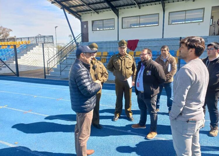 [IMÁGENES] Estadio cauquenino en óptimas condiciones para recibir Rangers-P.Montt