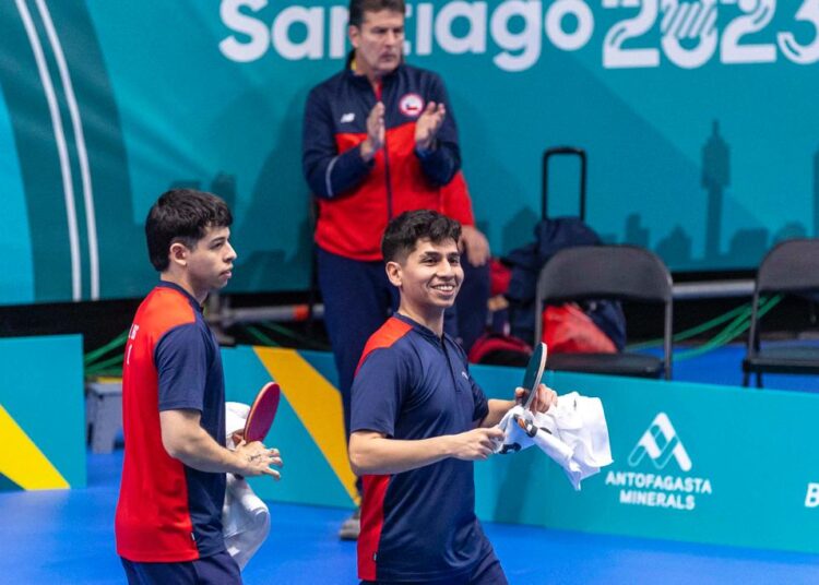 Tenimesista talquino aseguró medalla en el dobles varones de los Panamericanos