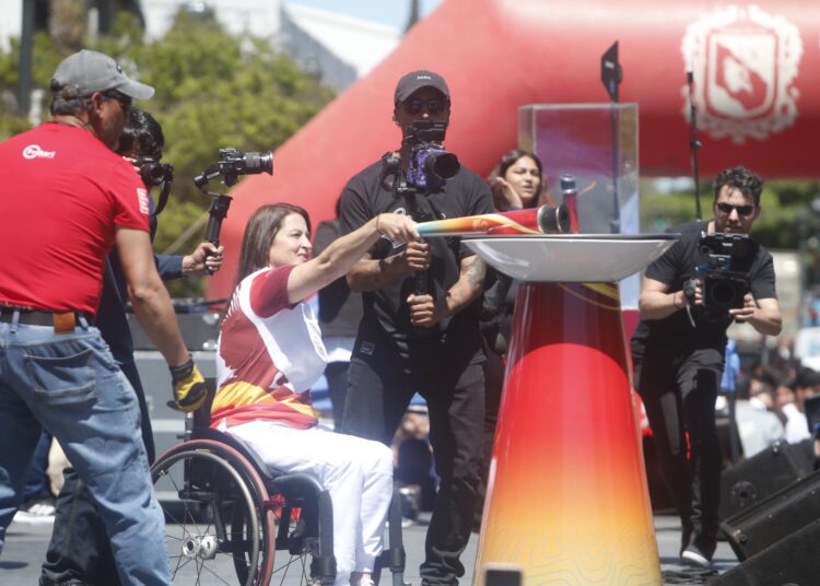 Antorcha Panamericana desató una fiesta en las principales calles de Talca