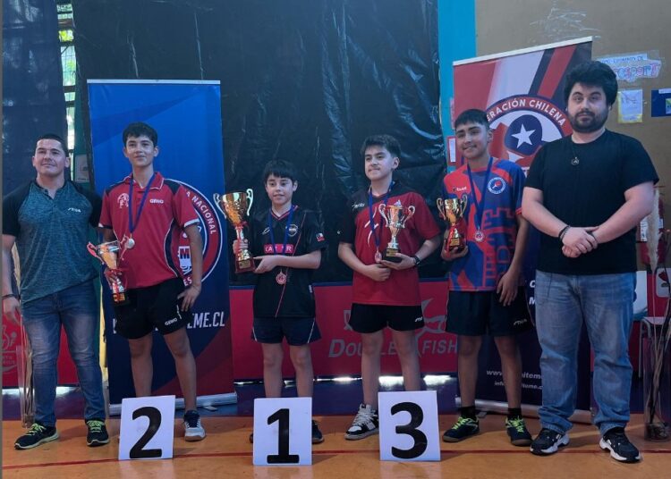 Club Escuela de Tenis de Mesa de Talca destacó en la escena nacional y se proyecta en grande