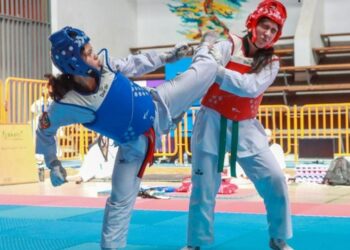 Encuentro de combates de taekwondo contó con amplia convocatoria en San Javier