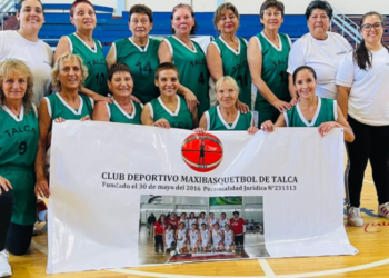 Talquinas lograron bicampeonato en Nacional de Maxibásquetbol