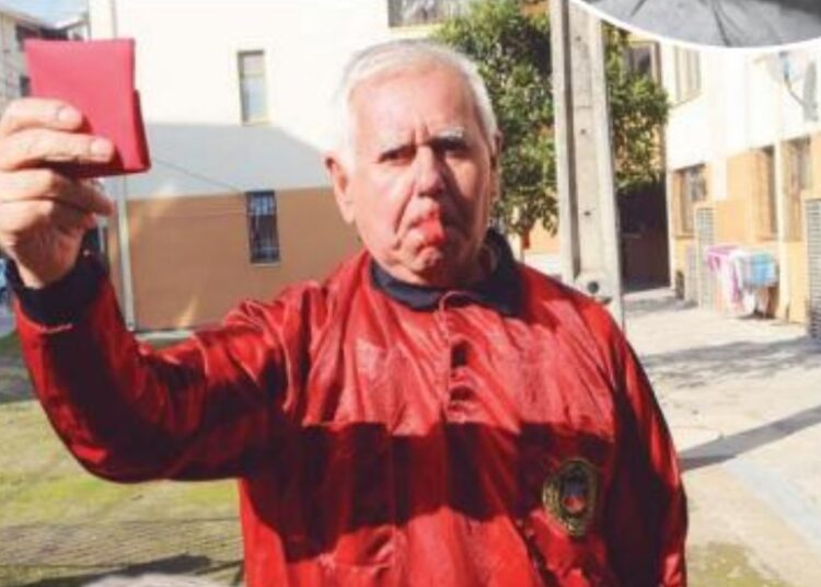 Pitazo final para querido árbitro del fútbol amateur talquino