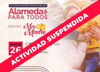Se suspendió nueva versión de “Alameda para todos” por la lluvia