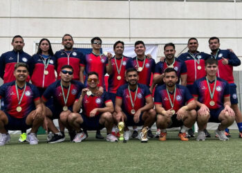 Maulinos fueron campeones de fútbol para ciegos en Sevilla