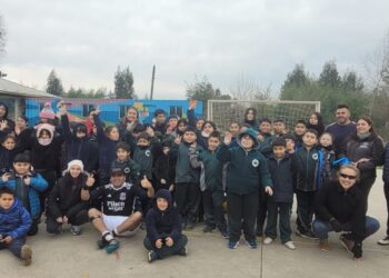 Club maulino realizó exhibición de fútbol ciegos en Pelarco