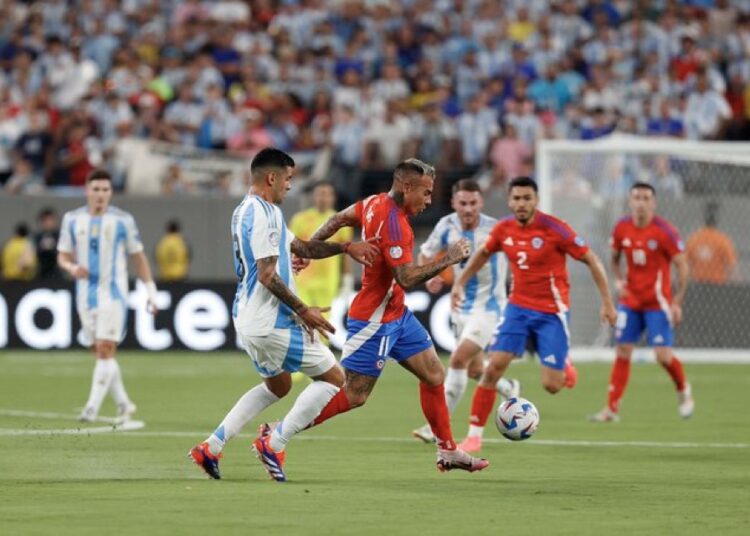 Chile luchó en Copa América, pero cayó ante los campeones del mundo