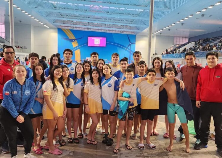 Asociación de Natación Talca se coronó campeón del Nacional de Desarrollo