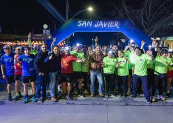Corrida Nocturna Familiar batió récord de asistencia en San Javier
