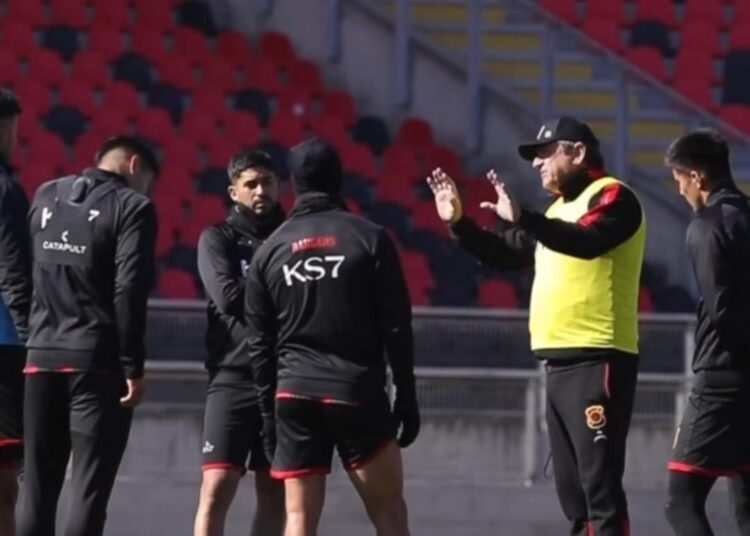 Rangers practicó con el equipo que buscará la victoria ante Universidad de Concepción