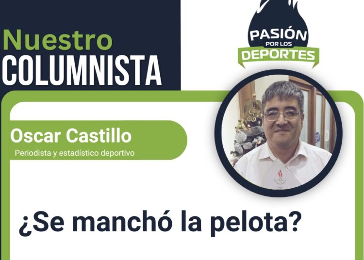 ¿Se manchó la pelota?