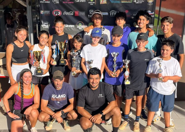 Academia de alto rendimiento del Country Club de Talca resaltó en importante torneo sobre arcilla