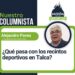 ¿Qué pasa con los recintos deportivos en Talca?