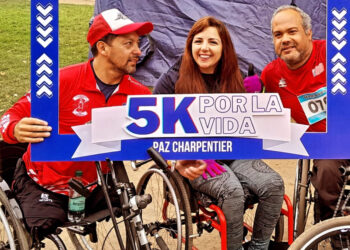 Gran participación de deportistas paralímpicos maulinos en la Corrida 5K por la Vida