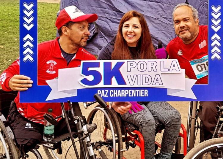 Gran participación de deportistas paralímpicos maulinos en la Corrida 5K por la Vida