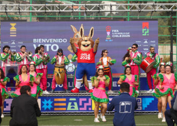 Talca ya palpita el Mundial sub-20: Vito es presentado como la mascota oficial