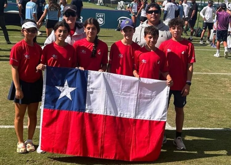 Dos talquinos lideran a Chile en el Sudamericano sub-14 de Tenis en Ecuador