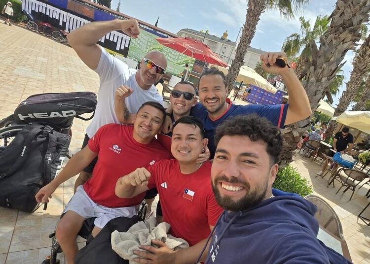 Chile avanzó invicto a semis en el Mundial de tenis en silla de ruedas con maulino en cancha