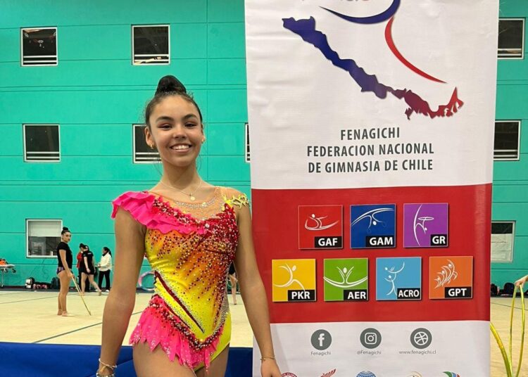 Joven promesa de la gimnasia rítmica talquina busca apoyo para seguir brillando internacionalmente