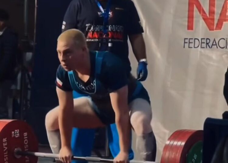 Sanclementino fue campeón nacional de powerlifting, rompe récords y clasifica al Mundial