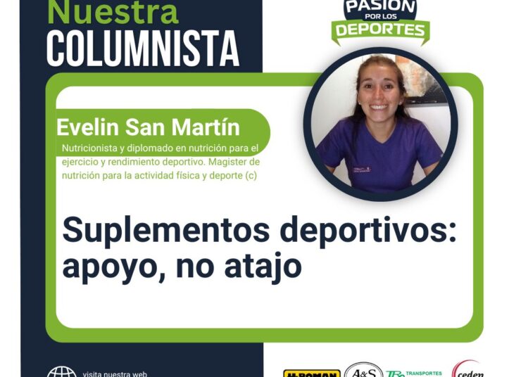 Suplementos deportivo: apoyo, no atajo