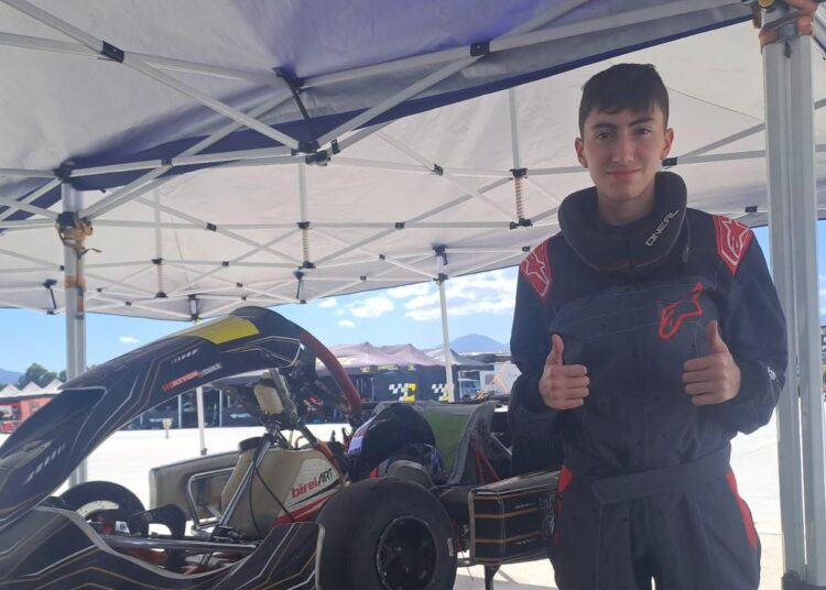 Talquino de 16 años es promesa del Karting y sorprende en séptima fecha del Nacional