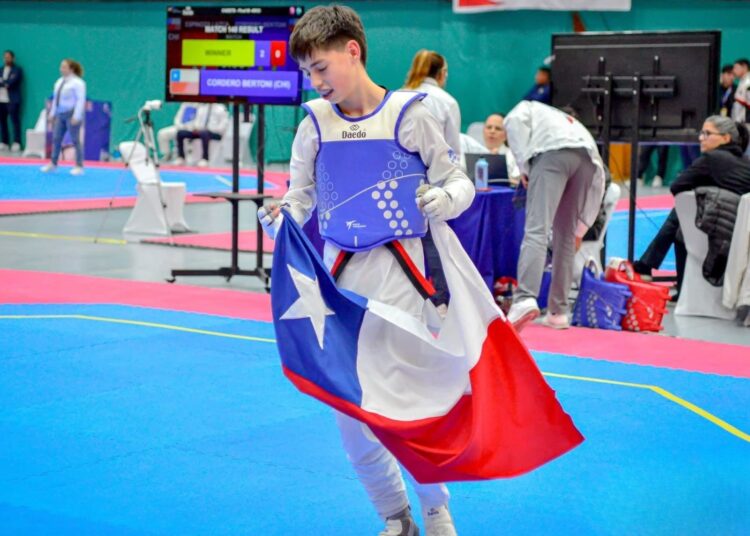 Buen rendimiento en casa: Talquino consiguió oro en el Panamericano de taekwondo