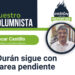 Durán sigue con tarea pendiente