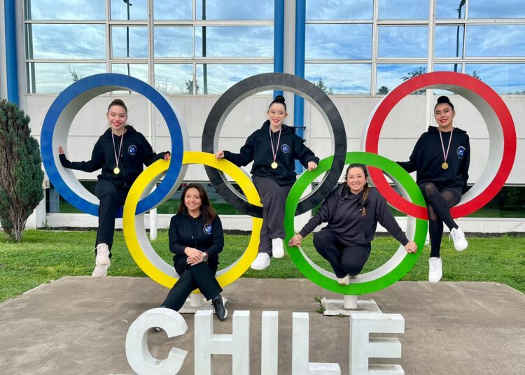 Trío talquino de gimnasia rítmica clasifica al Sudamericano en Bolivia