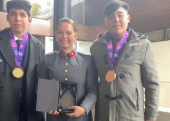 Talquina fue galardonada en gala de las Fuerzas Armadas y de Orden